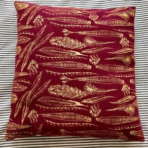 Thief & Bandit jersey feather print cushion cover